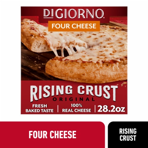 DiGiorno Rising Crust Four Cheese Pizza Perspective: front