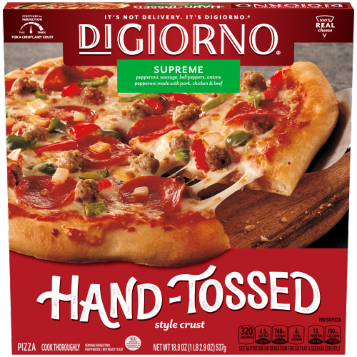 Digiorno® Frozen Hand Tossed Supreme Pizza Perspective: front