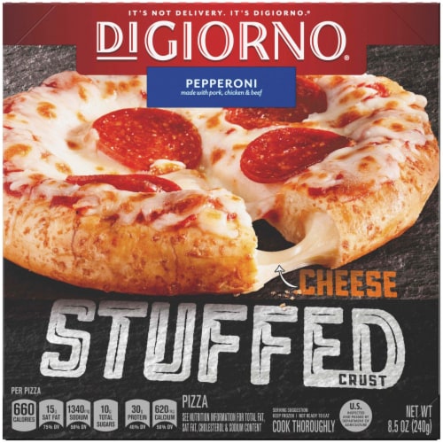 DIGIORNO® Cheese Stuffed Crust Pepperoni Pizza Perspective: front