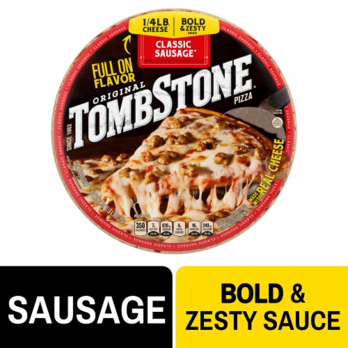 Tombstone Classic Sausage Frozen Pizza Perspective: front