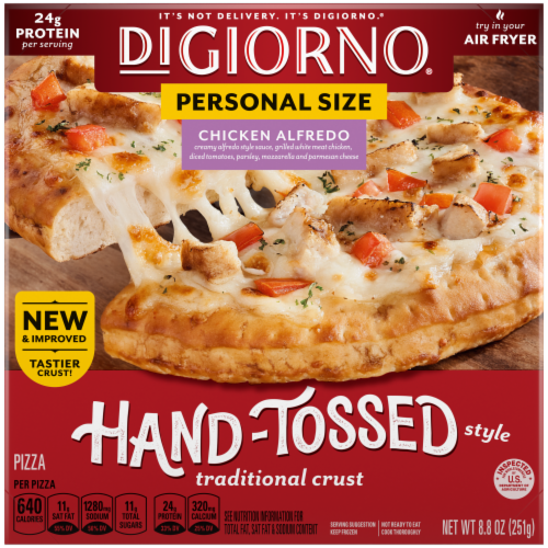 Digiorno® Chicken Alfredo Personal Size Pizza Perspective: front