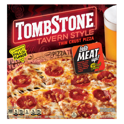 Tombstone® Tavern Style Let's Meat Up Frozen Pizza Perspective: front