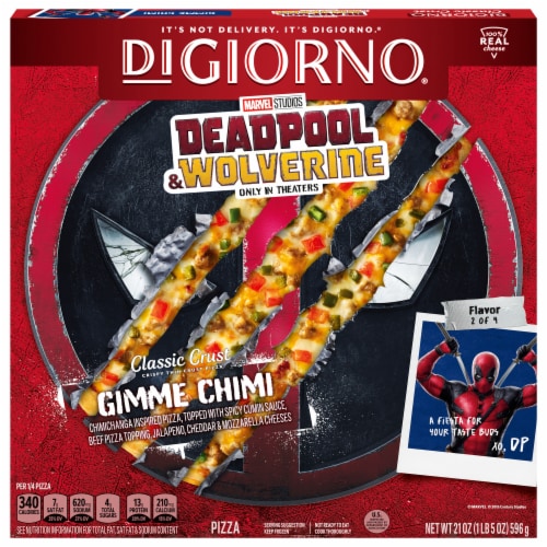DiGiorno® Gimme Chimi Classic Thin Crust Frozen Pizza Perspective: front