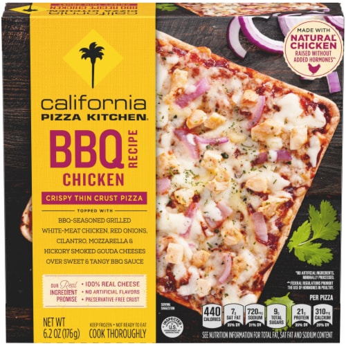 California Pizza Kitchen BBQ Recipe Chicken Single Serve Thin Crust ...