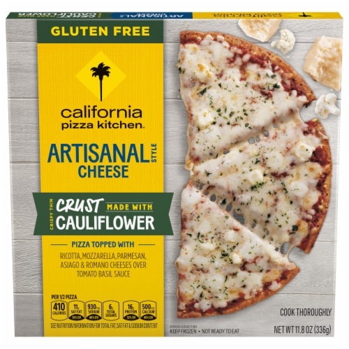California Pizza Kitchen Cauliflower Crust Cheese Frozen Pizza Perspective: front