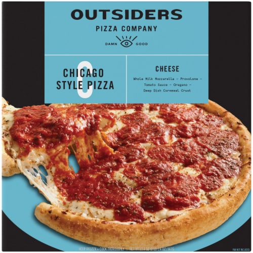 Outsiders Chicago Style Cheese Frozen Pizza Perspective: front