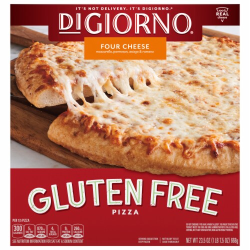 DiGiorno Four Cheese Gluten Free Original Crust Frozen Pizza Perspective: front
