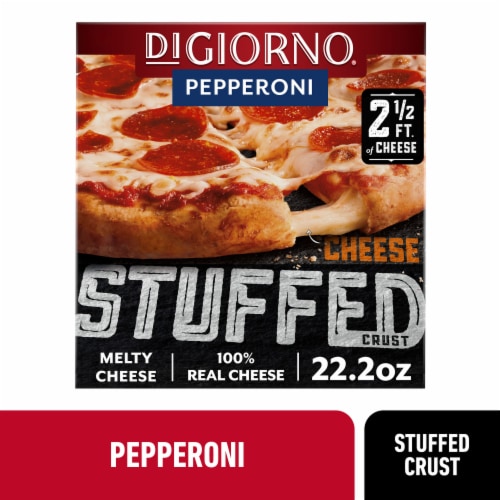 DIGIORNO® Pepperoni Stuffed Crust Frozen Pizza Perspective: front