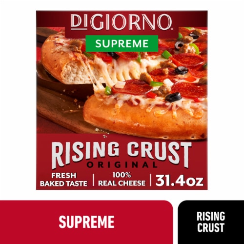 DiGiorno Supreme Rising Crust Frozen Pizza Perspective: front