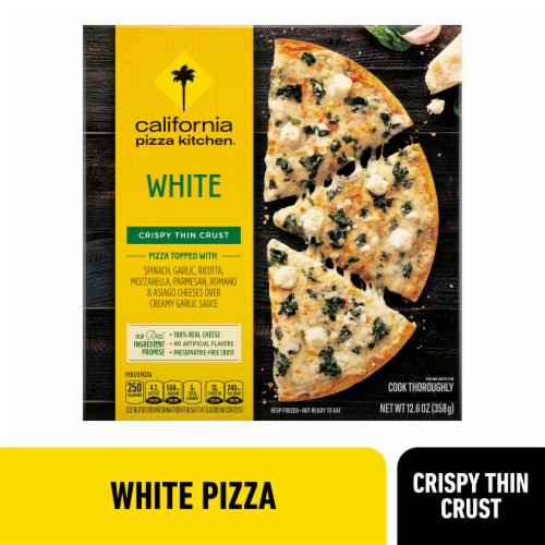 California Pizza Kitchen® White Recipe Frozen Pizza with Crispy Thin Crust Perspective: front