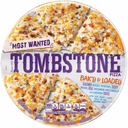 Tombstone Bak'd & Loaded Pizza Perspective: front