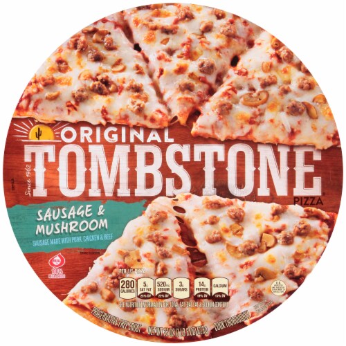 Tombstone® Original Sausage & Mushroom Pizza Perspective: front