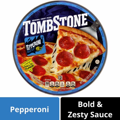 Tombstone Pepperoni Frozen Pizza Perspective: front