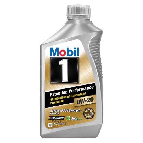Mobil 1 0W-20 Extended Performance Synthetic Motor Oil, 1 qt 