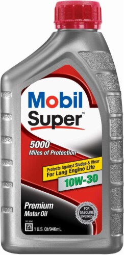 Mobil Clean 5000 10W-30 Motor Oil Perspective: front