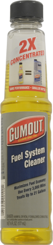 Gumout Concentrated Fuel System Cleaner Perspective: front