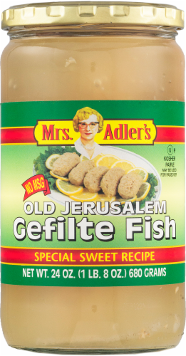 Mrs. Adler's Old Jerusalem Gefilte Fish Perspective: front