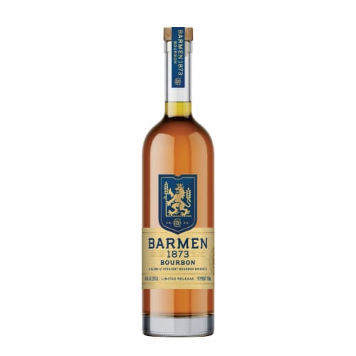 Barmen 1873 Bourbon Whiskey-American Spirits Perspective: front