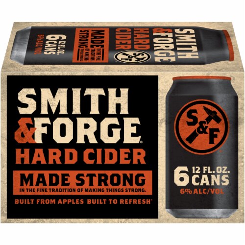 Smith & Forge Hard Cider 6 Cans Perspective: front