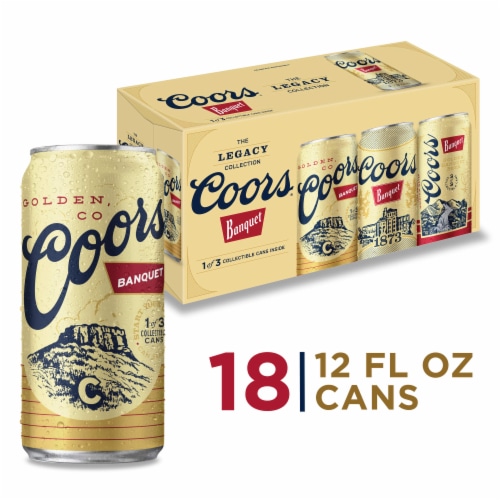 Coors Banquet American Lager Beer Perspective: front