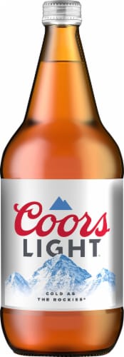 Coors Light American Light Lager Beer Perspective: front