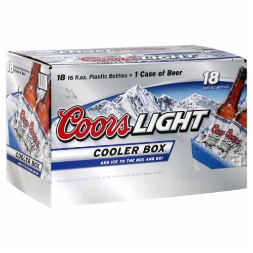 Coors Light Bottles Perspective: front