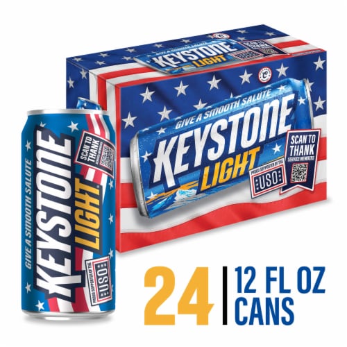 Keystone Light Lager Beer, 30 Pack, 12 fl oz Cans, 4.1% ABV