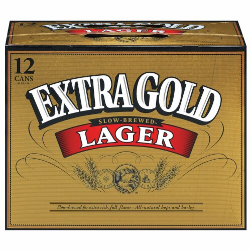 Coors Extra Gold Beer Perspective: front