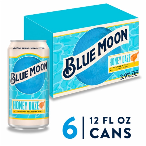 Blue Moon® Honey Daze Seasonal Beer Perspective: front