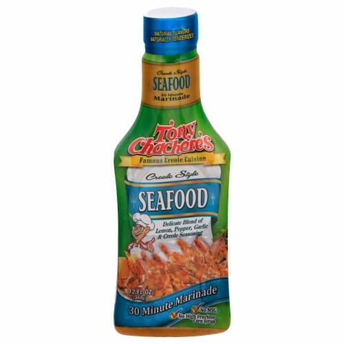 Tony Chachere's Creole Style Seafood Pourable Marinade Perspective: front