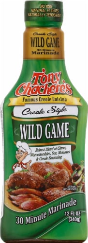 Tony Chachere's® Creole Style Wild Game Marinade Perspective: front