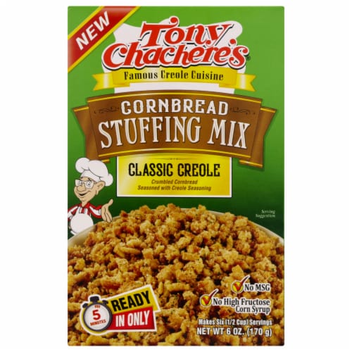 Tony Chachere's® Classic Creole Cornbread Stuffing Mix Perspective: front