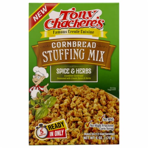 Tony Chachere's® Spice & Herbs Cornbread Stuffing Mix Perspective: front