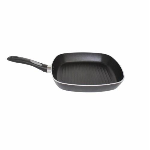 Mirro Get a Grip Square Grill Pan - Black Perspective: front