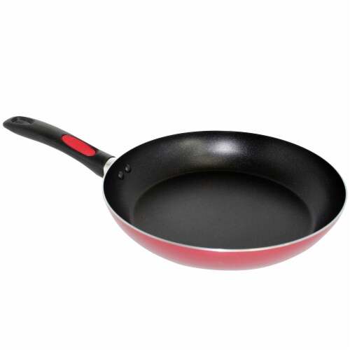 Mirro Get A Grip Nonstick Saute Pan - Red Perspective: front