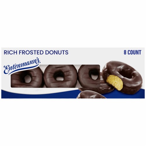 Entenmann's Rich Frosted Donuts Perspective: front