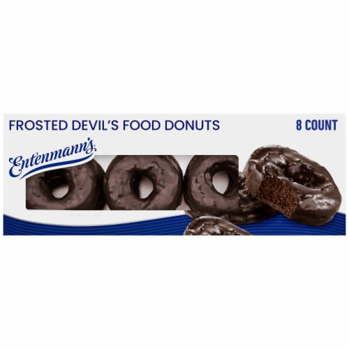 Entenmann's Frosted Devil's Food Donuts Perspective: front
