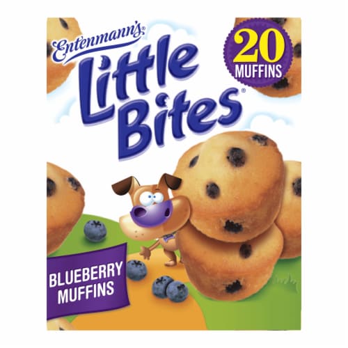 Entenmann's Little Bites Blueberry Mini Muffin Pouches Perspective: front
