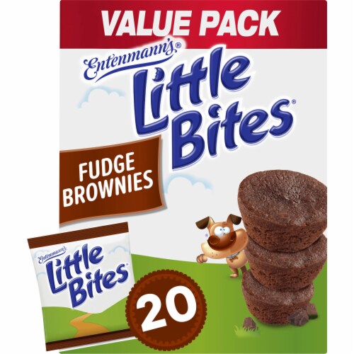 Entenmann's Little Bites Fudge Mini Brownies Perspective: front