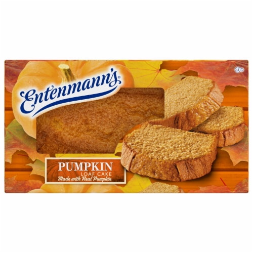 Entenmann's Pumpkin Loaf Cake Perspective: front
