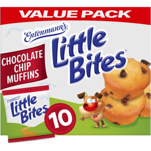 Entenmann's Little Bites Chocolate Chip Mini Muffins Perspective: front