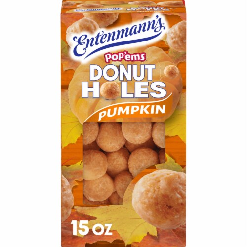 Entenmann's Pop'ems Pumpkin Donut Holes Perspective: front