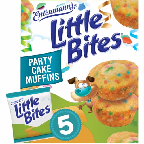 Entenmann's Little Bites Party Cake Mini Muffin Pouches Perspective: front