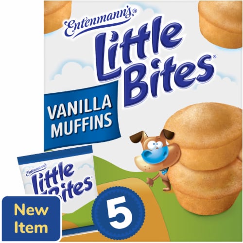 Entenmann's® Little Bites® Limited Edition Vanilla Mini Muffin Pouches Perspective: front