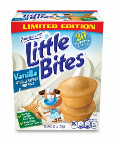 Entenmann's Little Bites Vanilla Mini Muffins Perspective: front
