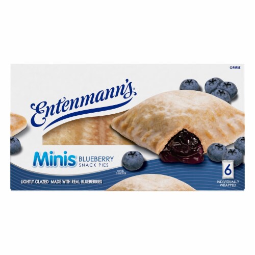 Entenmann's® Minis Blueberry Glazed Snack Pies Perspective: front