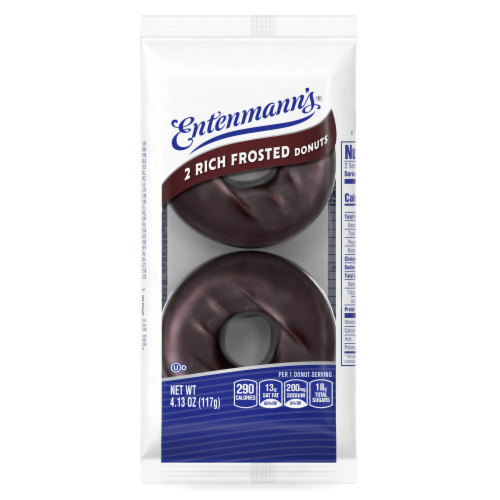 Entenmann's Rich Frosted Donuts Perspective: front