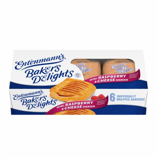 Entenmann's Baker's Delights Raspberry & Cheese Mini Danish Perspective: front
