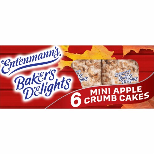 Entenmann's Baker's Delights Apple Mini Crumb Cakes Perspective: front