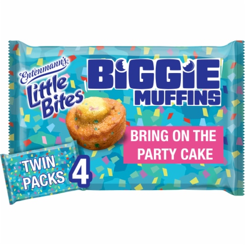 Entenmann's Little Bites Bring On The Party Cake Biggie Muffins Perspective: front
